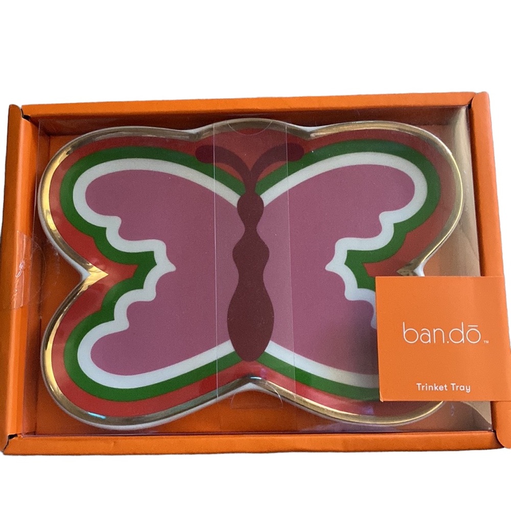 NEW butterfly trinket tray (large)